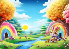 儿童故事纯图片素材 儿童故事ppt课件素材