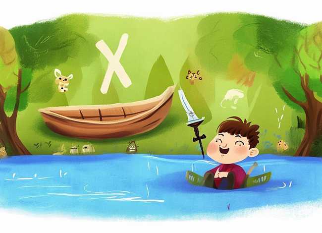 刻舟求剑寓言故事儿童版 儿童寓言故事