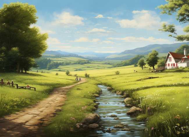 关于乡村的作文 乡村风光作文600字