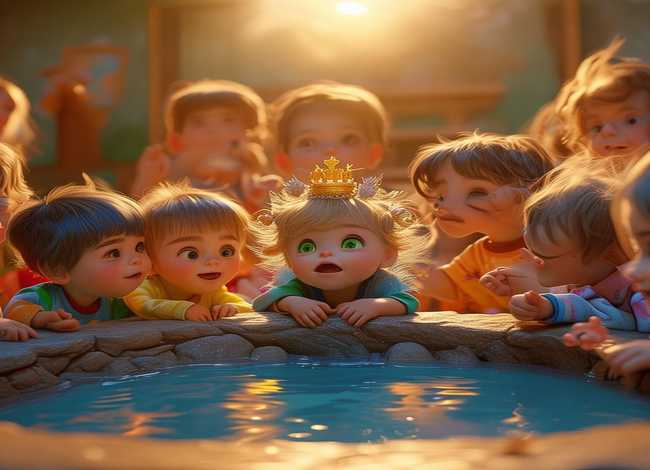 井底之蛙的幼儿故事 - 幼儿园的成语故事