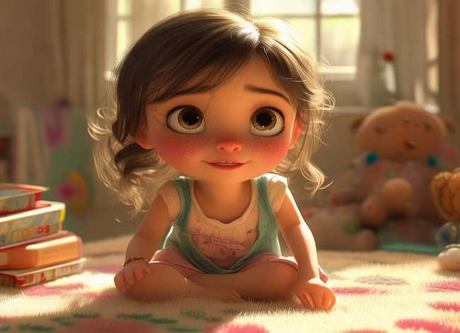 爱哭的小姑娘儿童故事 - 爱哭的宝贝幼儿故事