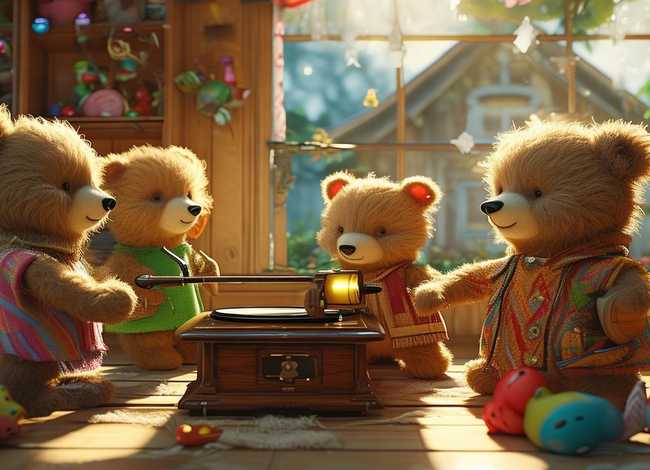 三只小熊的故事视频播放，三只小熊儿童歌曲中文版