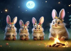 小兔等等的故事、三只小兔的故事 儿童睡前故事三只小兔