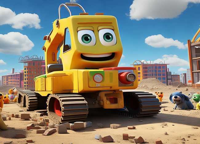 儿童动画推土机故事；汪汪队立大功Mission Paw - Rubble的使命系列 推土机-详细介绍