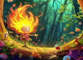 自然科学故事在线听；生动的自然科学童话-火苗旅行记内容简介