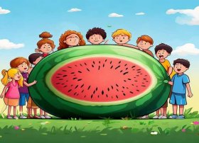 大西瓜故事儿童版、大西瓜的故事