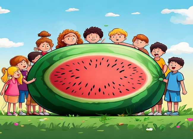 大西瓜故事儿童版、大西瓜的故事