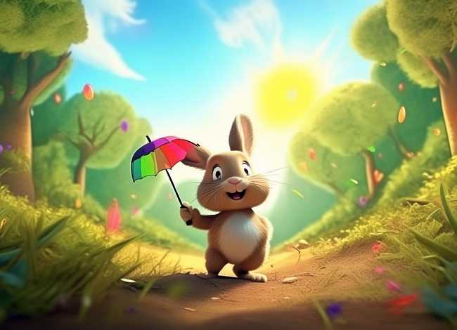 带拼音的儿童简短小故事（儿童故事小兔子找太阳带拼音的有没有）