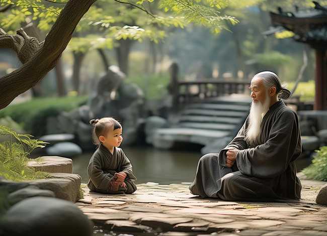 儿童国学经典小故事 国学经典故事-跪羊图