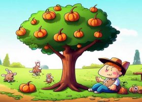 守株待兔成语故事简笔画儿童画（守株待兔的连环画怎么画）