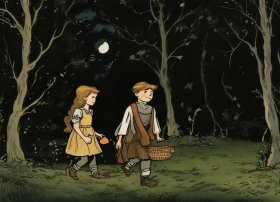 兄妹童话，韩塞尔与葛雷特这个童话讲的什么