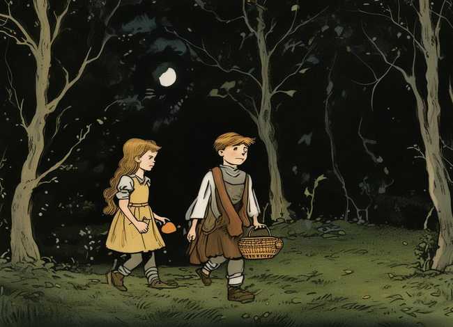 兄妹童话，韩塞尔与葛雷特这个童话讲的什么