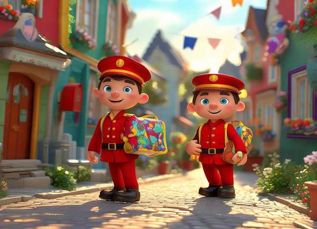 儿童故事关于送信 儿童小故事两个邮递员