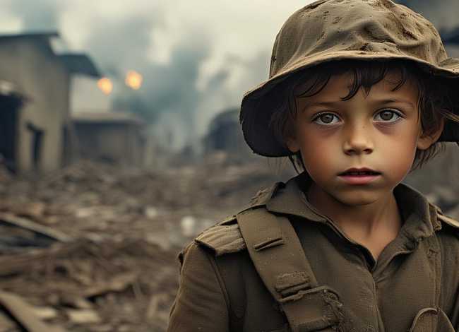 战争故事儿童，战争时期的小英雄故事