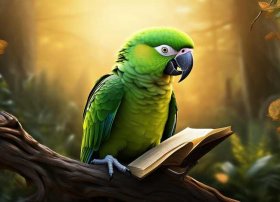 鹦鹉故事编写；民间故事-鹦鹉修行