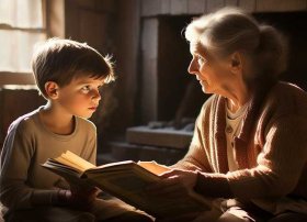 高尔基的一个故事；高尔基《童年》中的一个感人故事