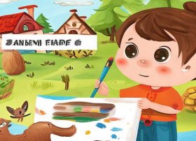 儿童绘画小故事带图，格林童话插画简单-格林童话读写绘怎么画三年级