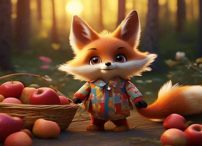 小不点儿人故事、睡前童话故事-贪吃的小狐狸 小不点儿人故事、睡前童话故事-贪吃的小狐狸