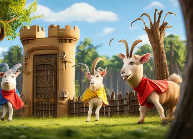 儿童有声故事绘本，有声绘本故事《三只山羊嘎啦嘎啦》