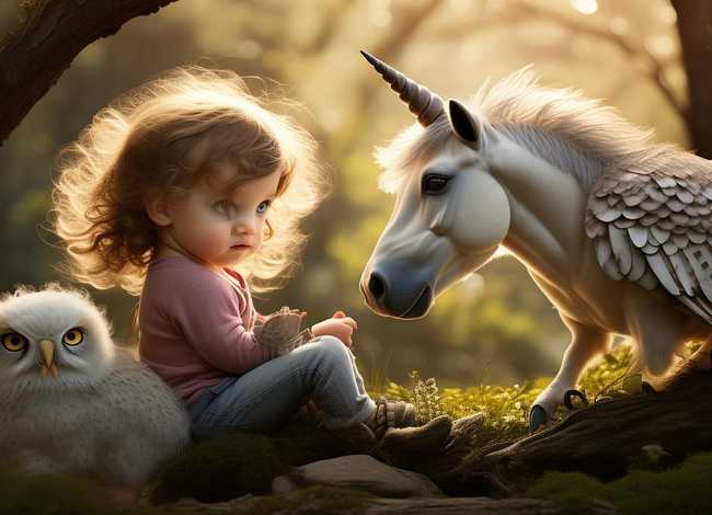 童话故事绘画图片；怎样培养北鼻的想象能力