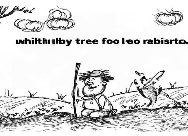 成语故事绘画简笔画(成语故事守株待兔简笔画) 成语故事绘画简笔画(成语故事守株待兔简笔画)