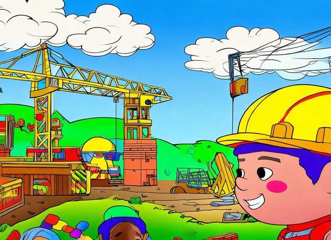 儿童涂色故事书 - 巴布工程师游戏书-涂色故事内容简介 儿童涂色故事书 - 巴布工程师游戏书-涂色故事内容简介