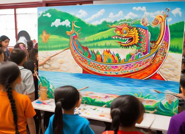 端午节的故事怎么画、如何教7到9岁儿童画端午节