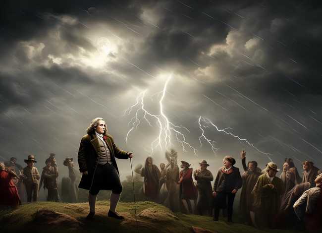 关于雷电的小故事 名人故事-富兰克林发明避雷针