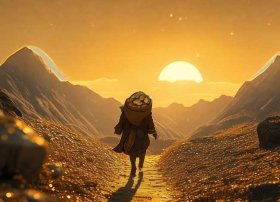 太阳山寓言故事 - 请问-有一寓言故事《太阳山里背金子》的出处和内容谢谢!