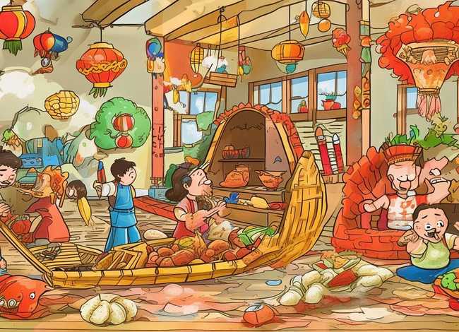 《端午节的故事》绘本幼儿简笔画(我家的端午节是怎么过的简笔画) 《端午节的故事》绘本幼儿简笔画(我家的端午节是怎么过的简笔画)