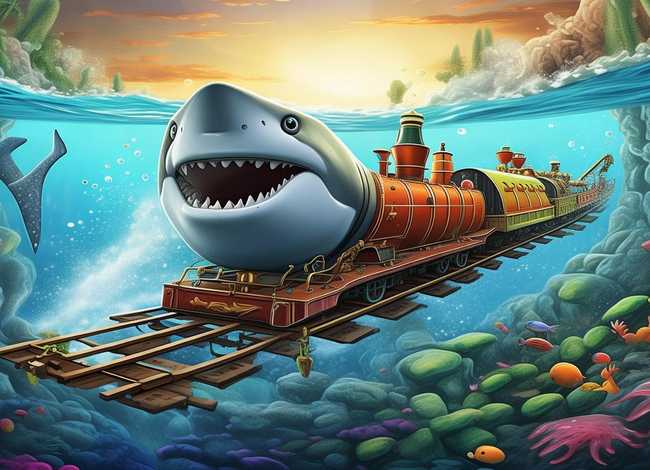大鲨鱼的绘本故事,绘本讲师训练营【66期】19-21阅读实践《鲨鱼斗火车》读后感 大鲨鱼的绘本故事,绘本讲师训练营【66期】19-21阅读实践《鲨鱼斗火车》读后感