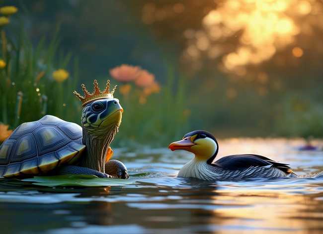 宝宝睡前励志故事 - 睡前励志小故事-乌龟与野鸭 宝宝睡前励志故事 - 睡前励志小故事-乌龟与野鸭