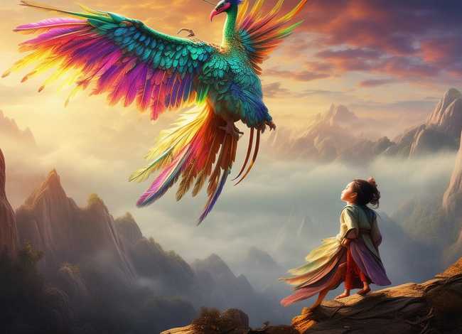 儿童凤凰故事视频、秦岭之巅之凤凰历史神话传说故事