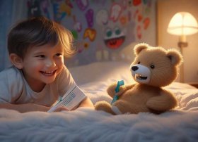 儿童关于牙齿的小故事3分钟、儿童睡前小熊不刷牙的故事