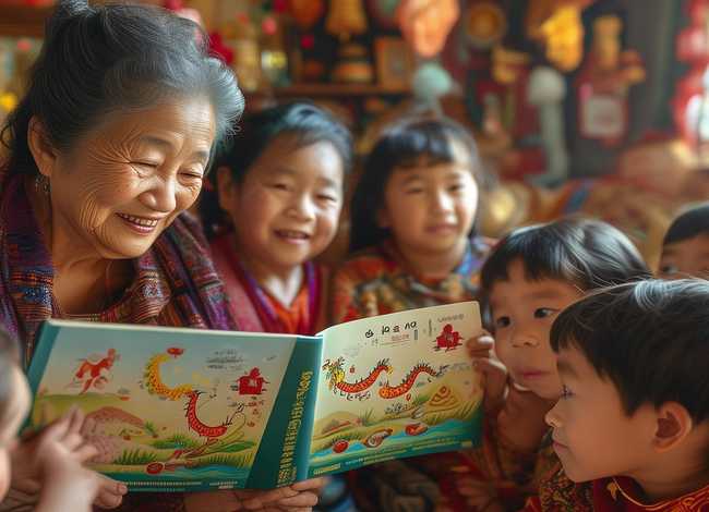 儿童端午节故事图片 - 外婆《端午节》儿童故事绘本分享