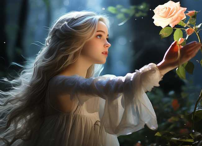 长发姑娘的故事；长发姑娘民间故事