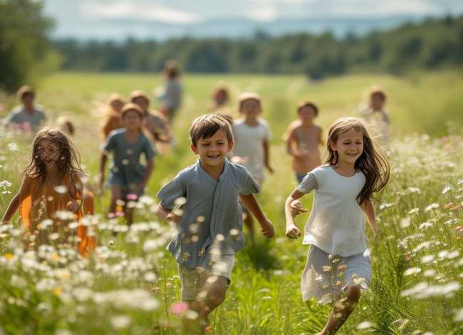 乡村儿童古诗；关于儿童在田野的诗句