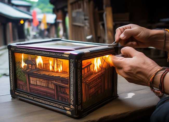 手工故事盒子制作；芜湖往事之十五-糊火柴盒