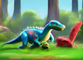 霸王龙儿童动画片 动画片,里面的恐龙会进化,名字是可宝,旦宝,等等,是什么