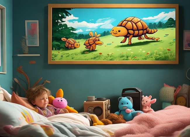 儿童故事在线收听免费龟兔赛跑、《龟兔赛跑》睡前故事