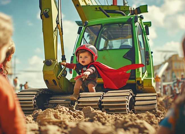 推土机的故事儿童文字 小英雄的故事