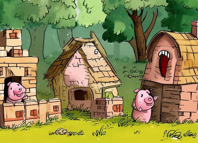 儿童三只小猪故事朗诵（经典儿童童话故事-三只小猪）