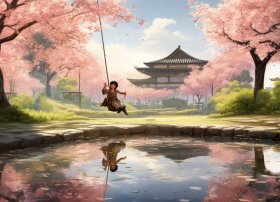 儿童荡秋千古诗，形容童年的古风句子摘抄 充满童趣的古诗四首推荐