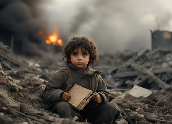 战乱中的儿童过着怎样的生活，叙利亚儿童-我们做错了什么战争中儿童有多凄惨