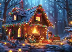 糖果屋儿童故事视频；儿童英语《糖果屋》经典童话睡前故事 英文原版字幕 磨