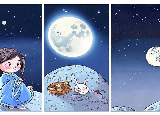 小学生嫦娥奔月故事简笔连环画;a4纸画横钩图的连环画中国古代故事怎么画 小学生嫦娥奔月故事简笔连环画;a4纸画横钩图的连环画中国古代故事怎么画
