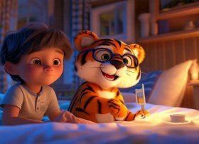 儿童故事老虎拔牙表演 宝宝睡前故事4~6岁