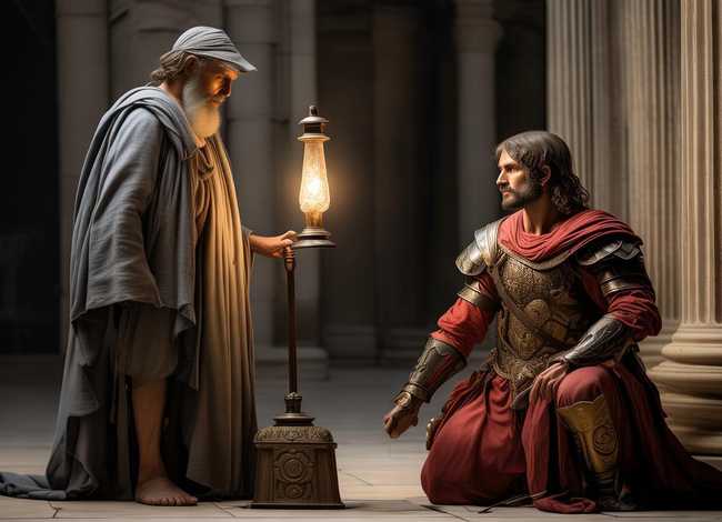 第欧根尼与亚历山大的故事、第欧根尼的轶事