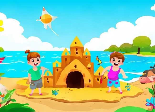 夏日儿童简笔画图片大全集(夏天可以玩些什么简笔画) 夏日儿童简笔画图片大全集(夏天可以玩些什么简笔画)