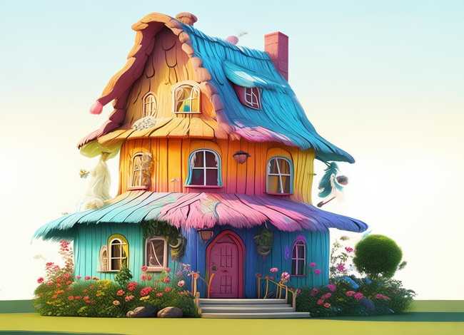 屋顶故事绘本;会变颜色的房子 屋顶故事绘本;会变颜色的房子